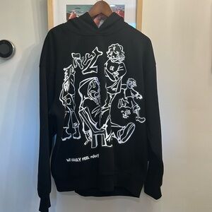 Aelfric Eden Black Hoodie Size Medium